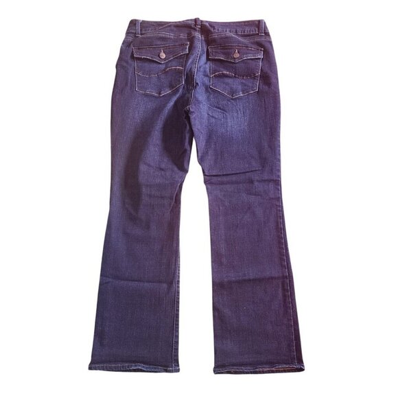 Lee Modern 3404770 Series Curvy Fit Bootcut Jeans Blue Stretch Womens Size 16/S - Picture 3 of 7